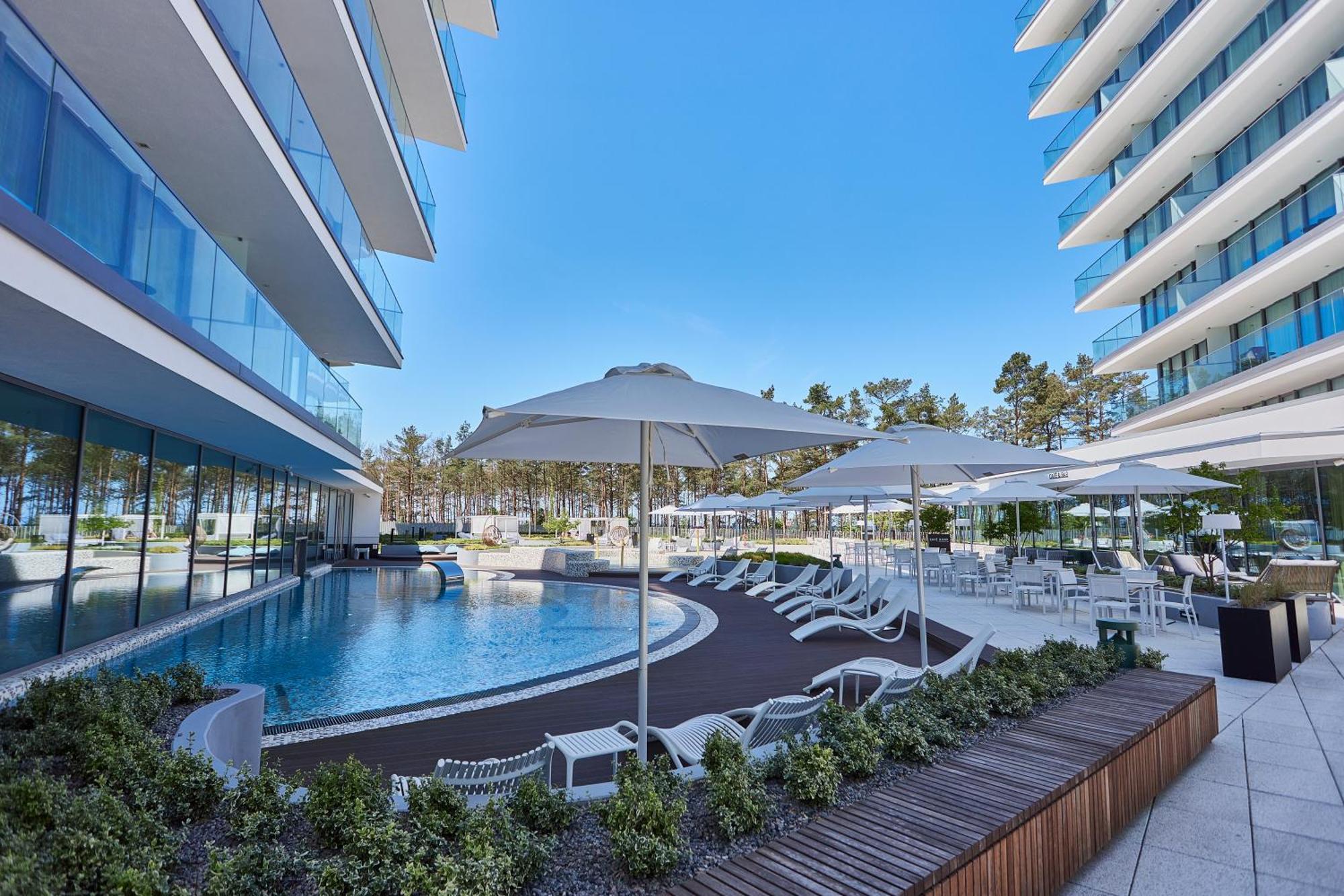 Wave De Luxe Studio Resort&Spa 755B - Sea View Miedzyzdroje Dış mekan fotoğraf